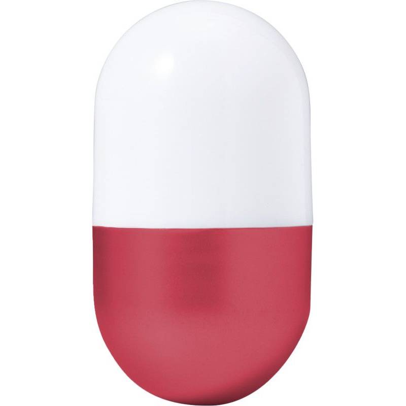 Plastová stolová lampa s vyváženou základňou, červená Plastová stolová lampa s vyváženou základňou, červená